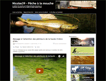 Tablet Screenshot of nicolas39-peche-mouche.com